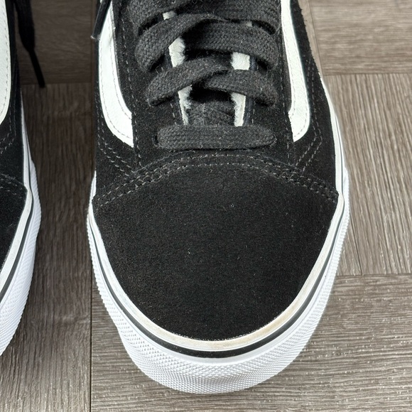 Vans Skater Old Skool Mule (Sued) Black/Sherpa Faux Fur Women’s Size 6.5 - Picture 13 of 16